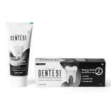 Dente91 Anti-Stain Charcoal Toothpaste for Stain Removal & Teeth Whitening, Protects against Dental Caries & Strengthens Enamel, Reduces 63% stains, Whitens teeth by 80% in just 3 days, 70g